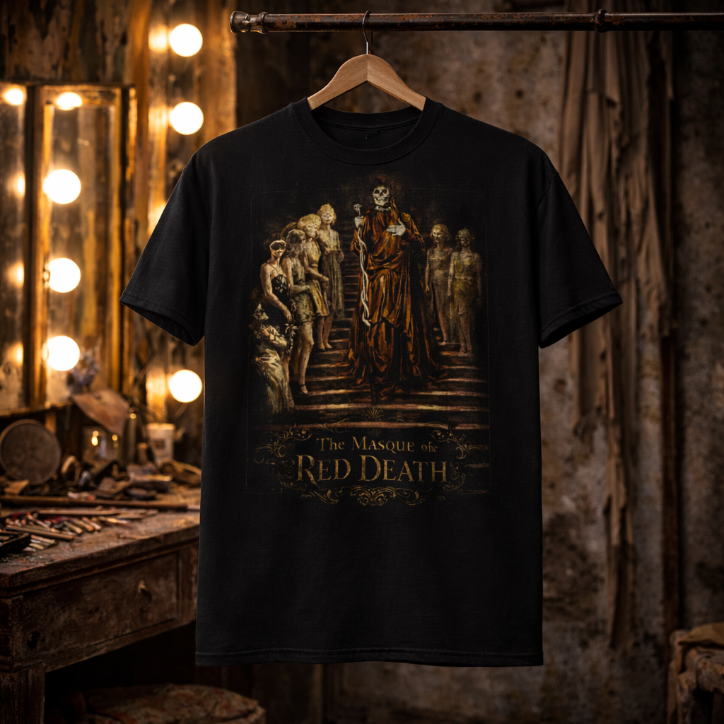 The Masque of the Red Death – Gothic Scrollwork Tee
